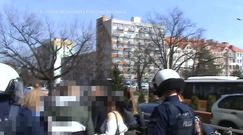 Film policji z interwencji w Głogowie