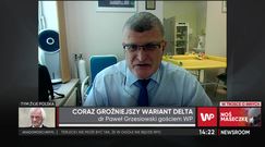 Będzie więcej hospitalizacji? Wariant delta cięższy w przebiegu