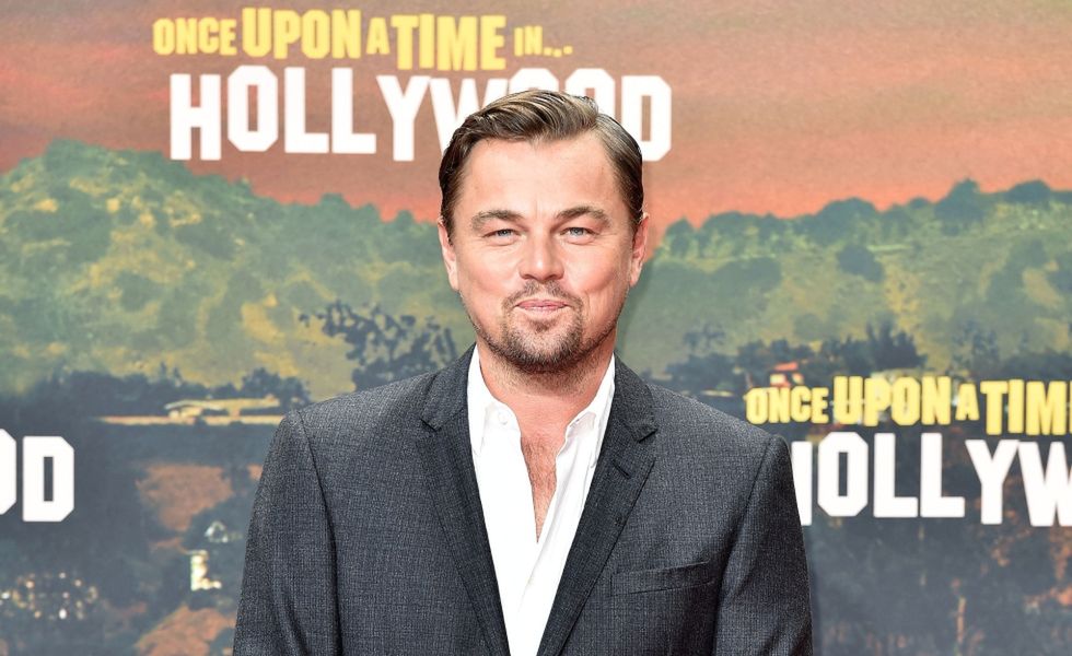 Leonardo di Caprio na premierze "Pewnego razu... w Hollywood" 