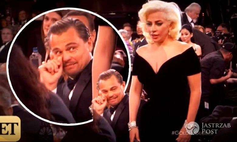 Mina Leonardo DiCaprio na Złotych Globach 2016