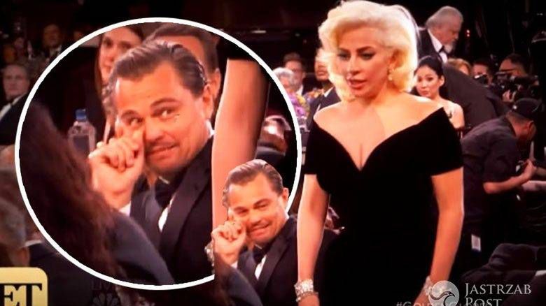 Mina Leonardo DiCaprio na Złotych Globach 2016