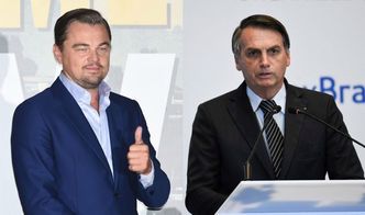 Prezydent Brazylii oskarża Leonardo DiCaprio: "Daje pieniądze na to, żeby podpalać Amazonię". Aktor wydał oświadczenie