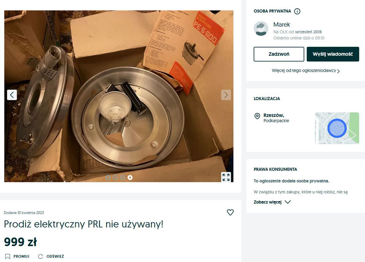 prodiż z PRL, fot. OLX