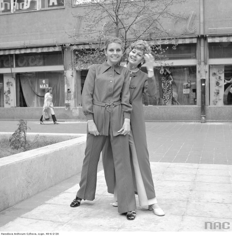 #retro Jesienna moda Polaków z dawnych lat
