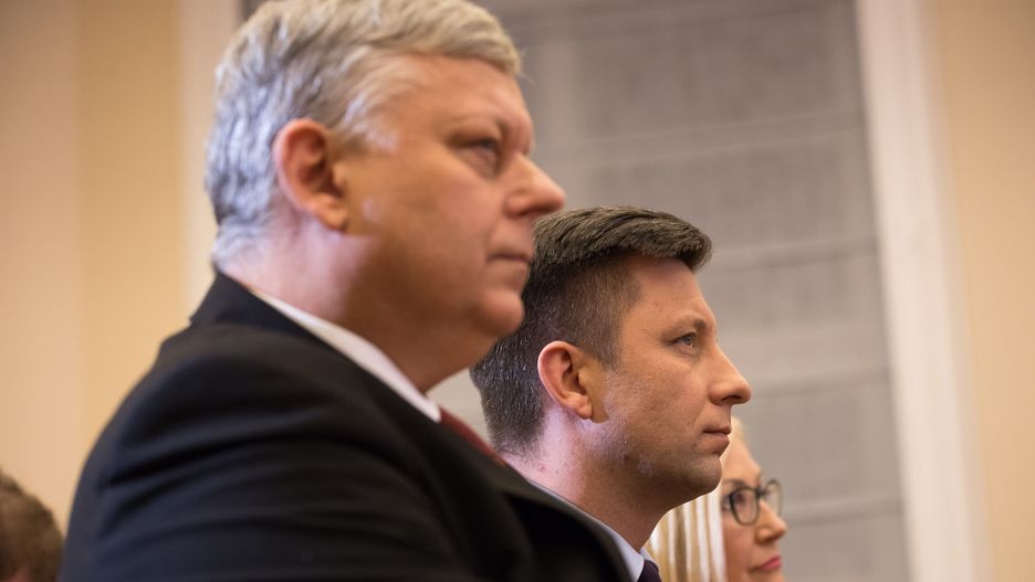 Nowi pracownicy KPRM: Marek Suski, Michał Dworczyk i Joanna Kopcińska