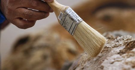 Mieli zasypać wykopalisko archeologiczne z powodu wizyty Dudy? Kancelaria zdecydowanie odpowiada