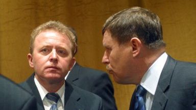 Prezes PSL Janusz Wojciechowski i Zbigniew Kumiuk