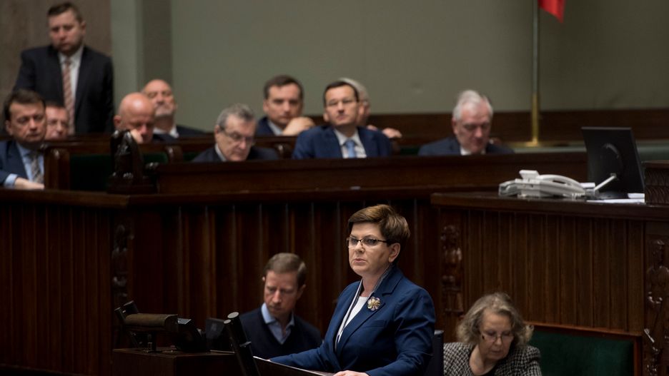 Beata Szydło przedstawia audyt PO-PSL