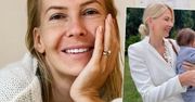 Edyta Pazura na chrzcinach cała w bieli zaskakuje wyznaniem: "A może jeszcze jedno?"