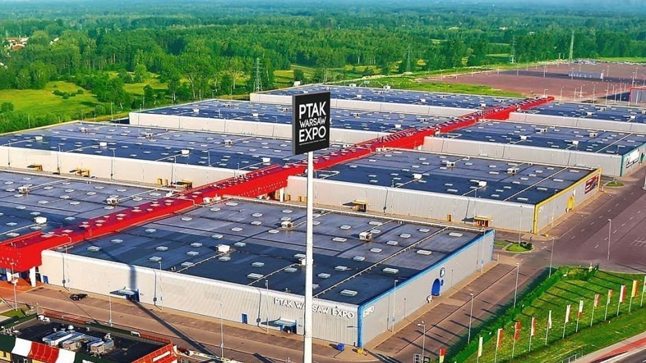Hale PTAK mieszczą się w Nadarzynie pod Warszawą