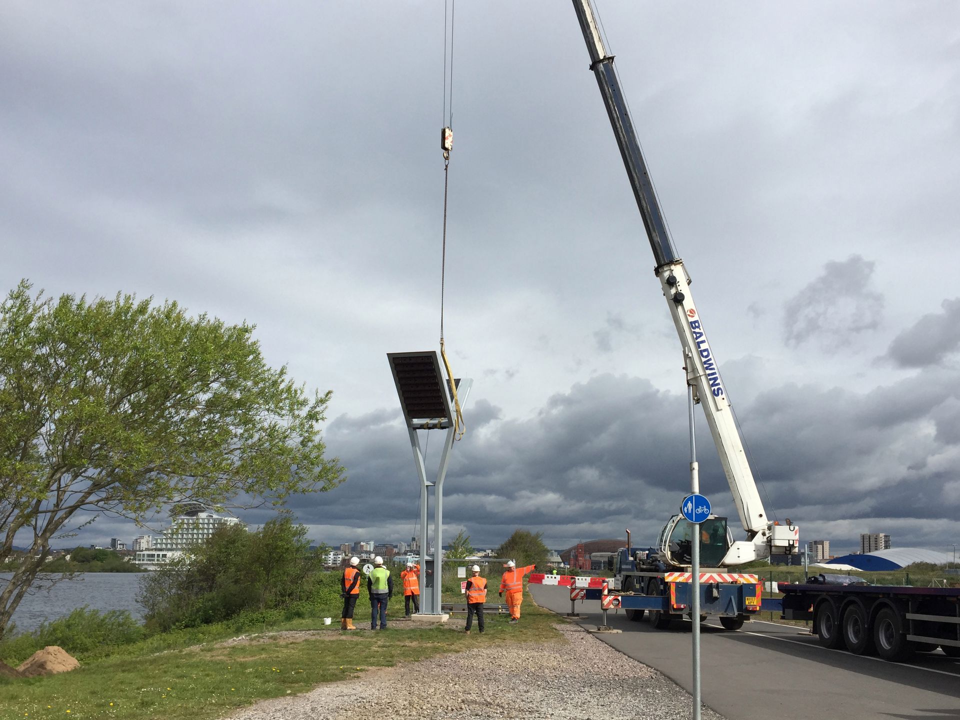 Instalacja budki dla jerzyków 