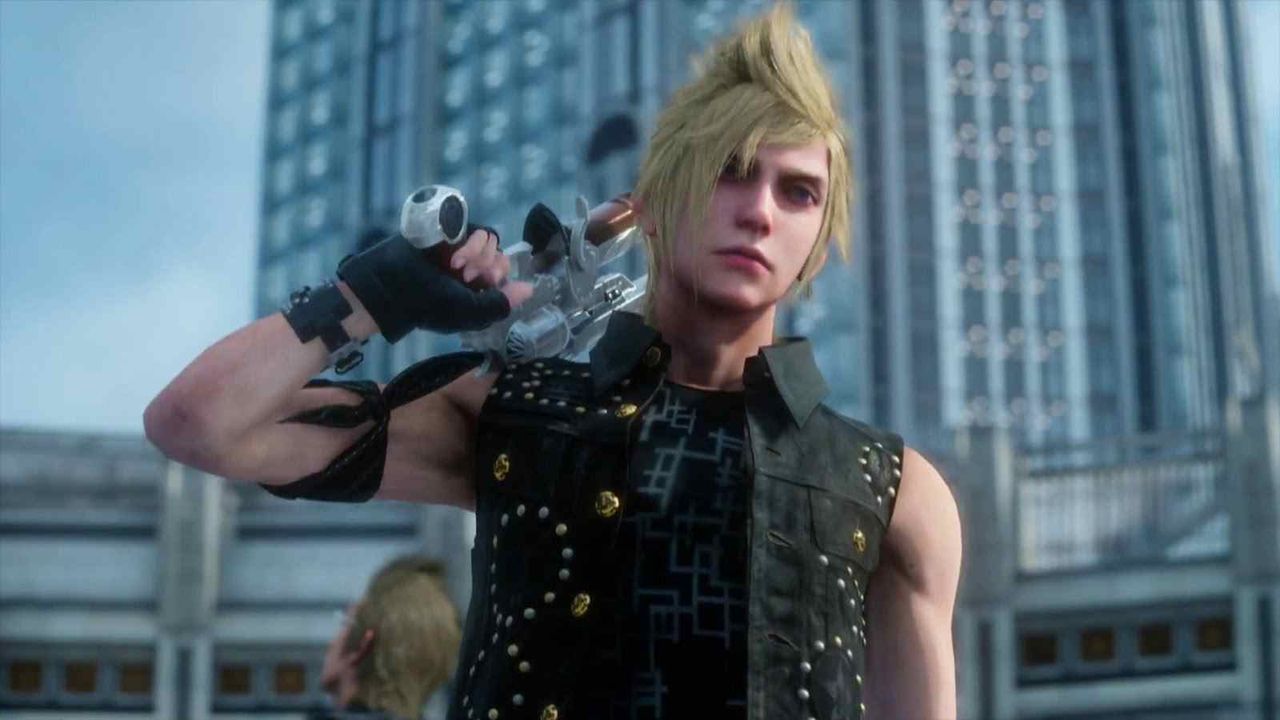 A pod choinkę dostała... wiadomoś�ć od Prompto z Final Fantasy XV