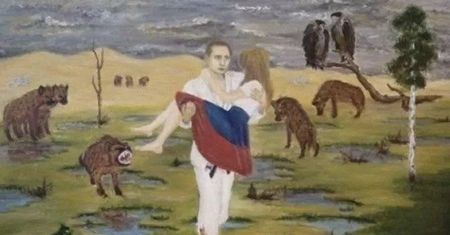 "Bohatersko spuszcza terroryzm w toalecie". Putin oczami dzieci