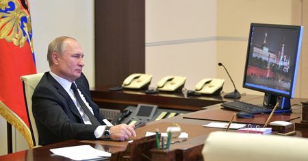 Rosja. Władimir Putin na zdjęciach Kremla. Szczegół przykuł uwagę