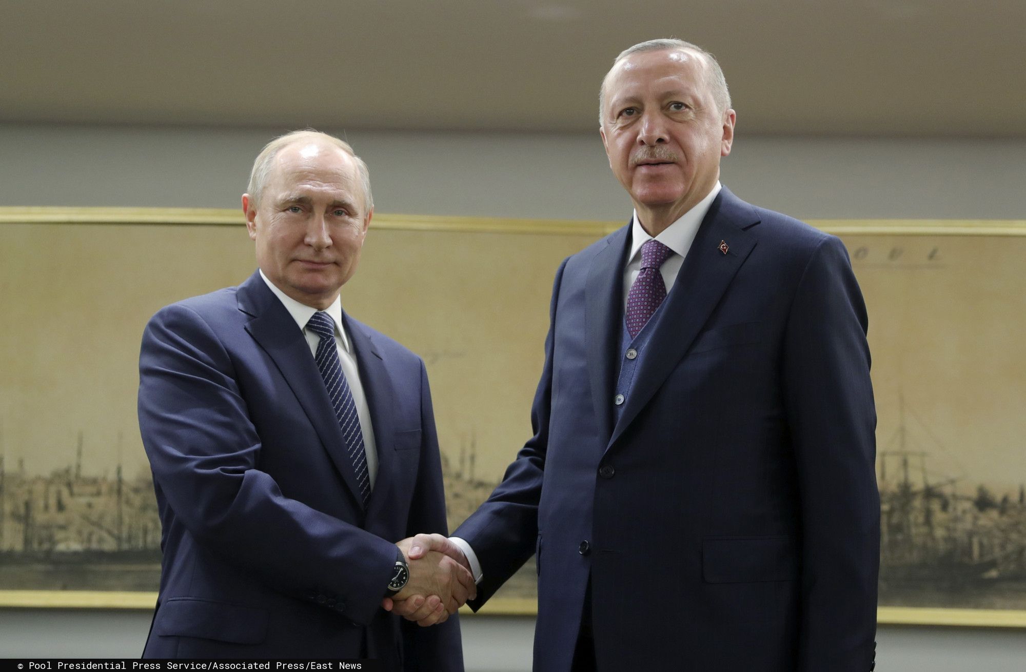 Władimir Putin i Recep Tayyip Erdogan