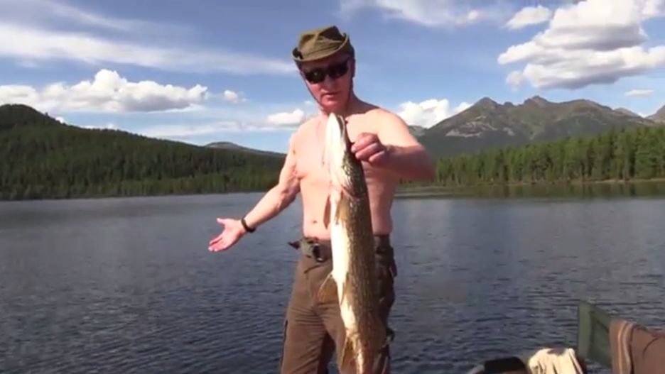 Władimir Putin zawsze chętnie chwali się zdjęciami z wakacji.