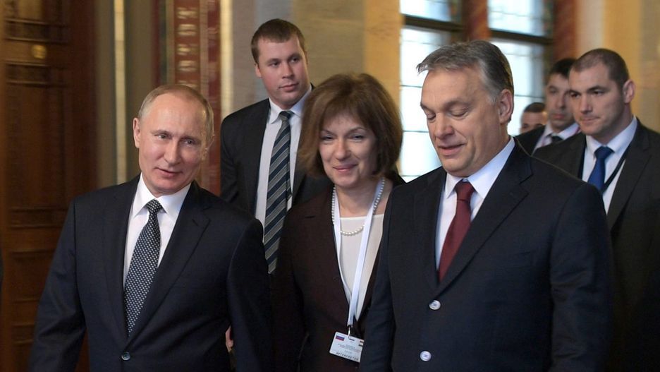 Władimir Putin i Viktor Orban