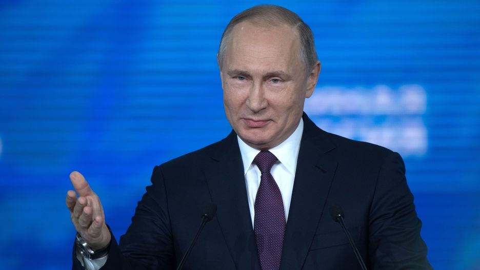 Prezydent Putin na konwencji partii Jedna Rosja
