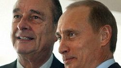 Jacques Chirac i Władimir Putin