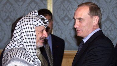 Putin z Arafatem w 1999 roku