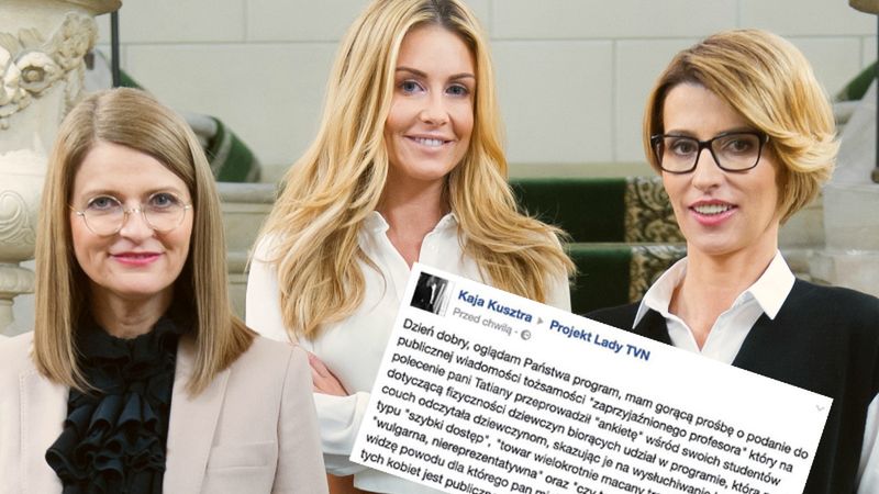 "Projekt Lady", prowadząca i mentorki - po prawej Tatiana Mindewicz-Puacz