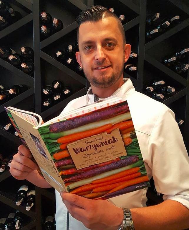 Szef kuchni Tomasz Purol i jego Warzywniak