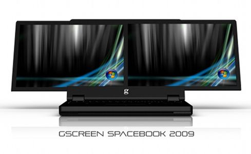 gScreen - notebook z dwoma ekranami LCD