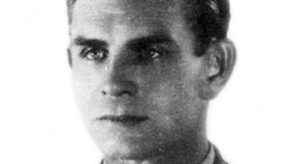 por. Bernard Drzyzga, dowódca oddziału "Zagra-Lin", którego zadaniem było prowadzenie dywersji na terenach III Rzeszy