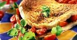 Omlet ziołowy z warzywami