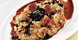 Risotto z kaczych wątróbek z czarnymi truflami