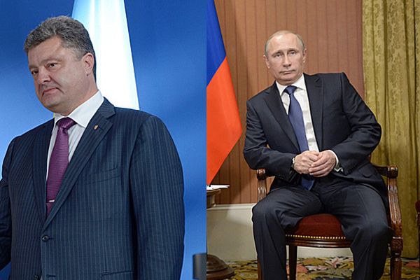 Władimir Puitin i Petro Poroszenko rozmawiali o zawieszeniu broni na wschodzie Ukrainy