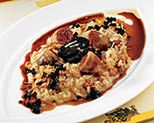 Risotto z kaczych wątróbek z czarnymi truflami