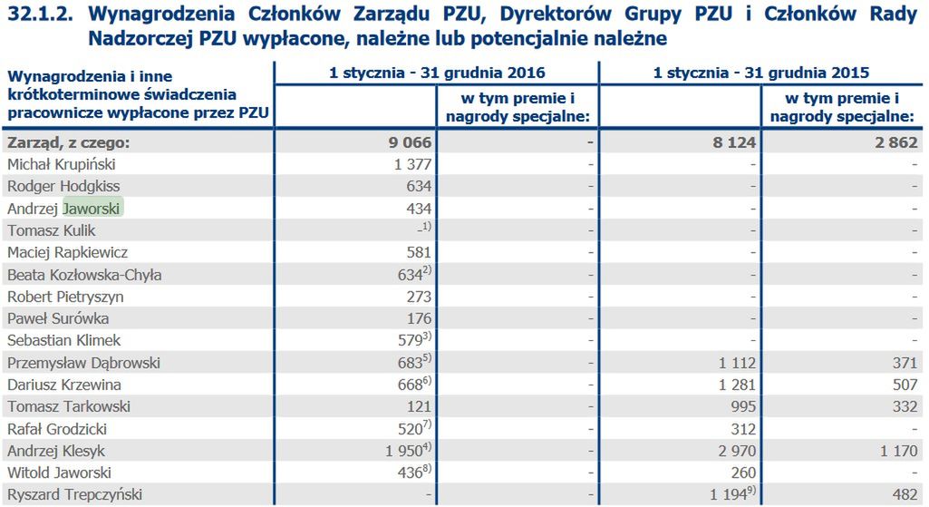Raport roczny PZU 