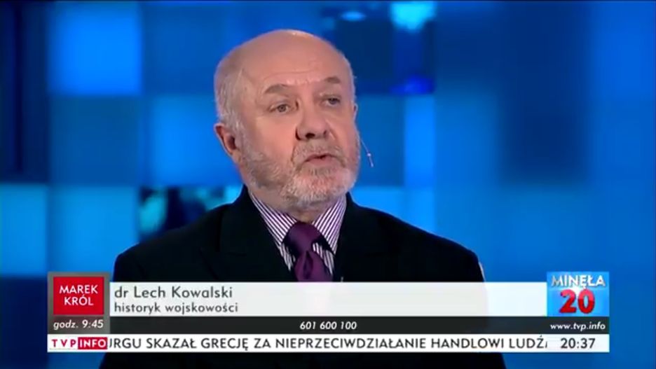 Dr Lech Kowalski w TVP INFO