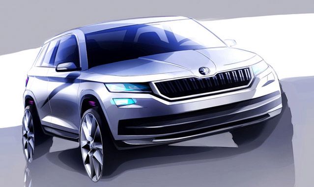 Skoda zaprezentowała szkice nowego SUV-a. Tak będzie wyglądał Kodiaq