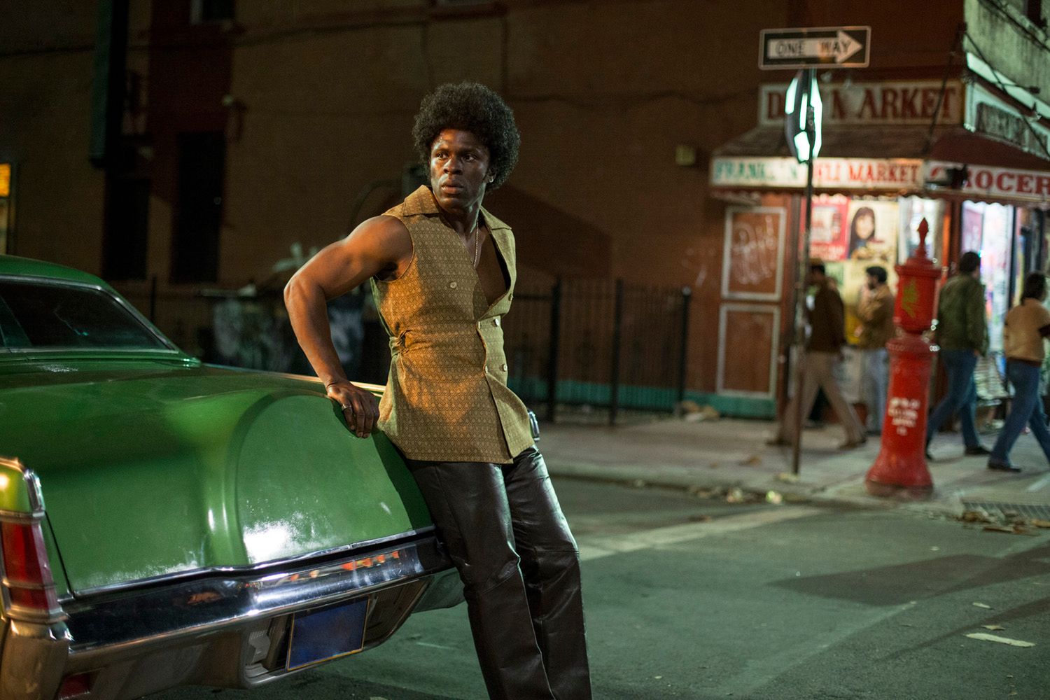 "The Deuce season 1"  HBO Productions 2016 1114 Avenue of the Americas New York City 10036  Characters:  Dominique Fishback-  Darlene Gbenga Akinnagbe-  Larry Brown    