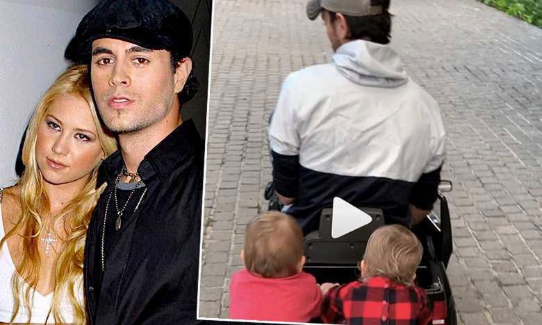 Zabójczo przystojny Enrique Iglesias zatracił się w szalonej zabawie ze swoimi dziećmi! Bliźniaki rosną jak na drożdżach! [WIDEO]