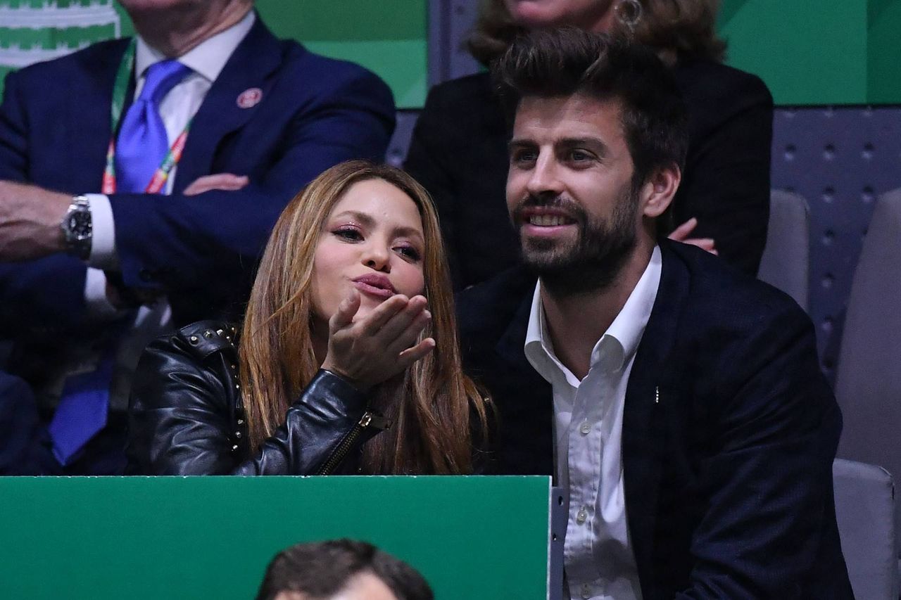 Shakira i Gerard Pique na meczu