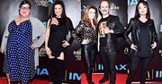 Celebryci na premierze filmu o zespole Queen: Iwona Węgrowska, Sławomir i Kajra, Dominika Gwit, Izabela Trojanowska
