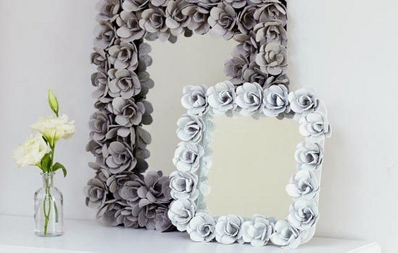 Egg Cartons Decorative Mirror