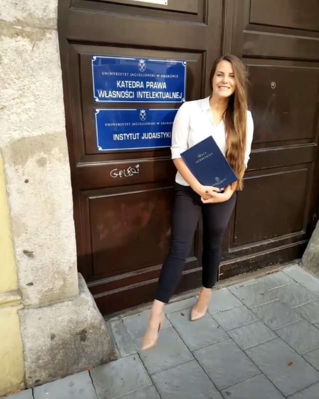 Klaudia Gawor na studiach