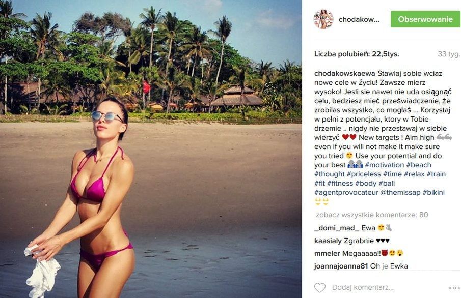 Ewa Chodakowska w bikini Agent Provocateur