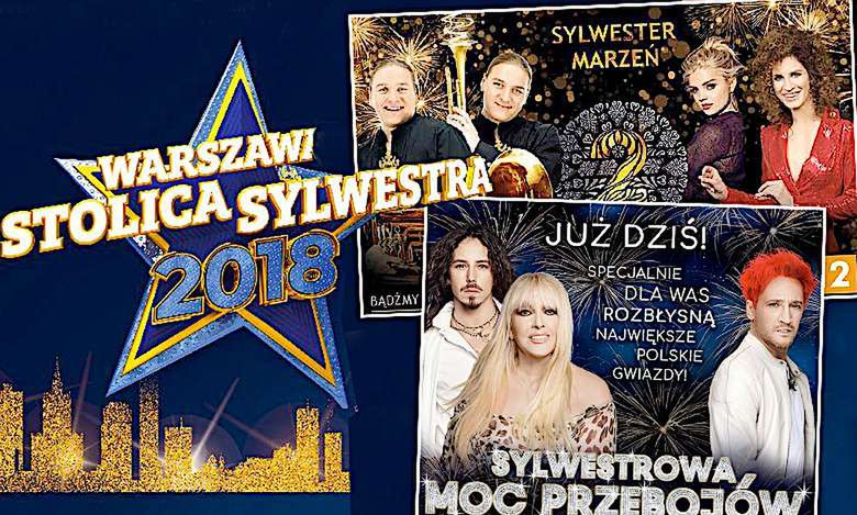 sylwester 2018 TVP TVN Polsat