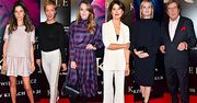 Gwiazdy na premierze filmu "Kler": Weronika Rosati, Katarzyna Herman, Kasia Warnke, Janusz Gajos