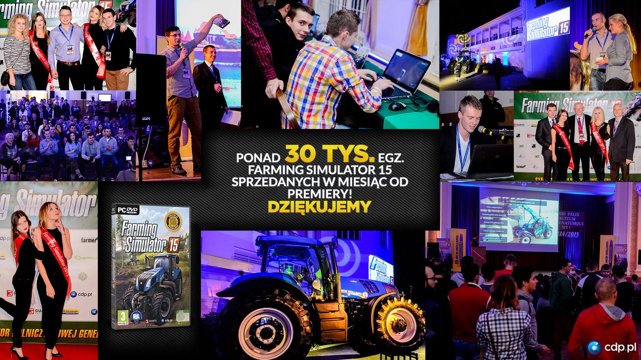 Mamy już ponad 30 000 wirtualnych farmerów w Farming Simulator 15