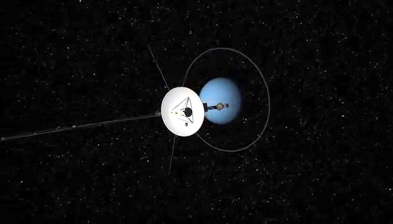 Pierścienie Urana na zdjęciu termicznym. Tego naukowcy się nie spodziewali