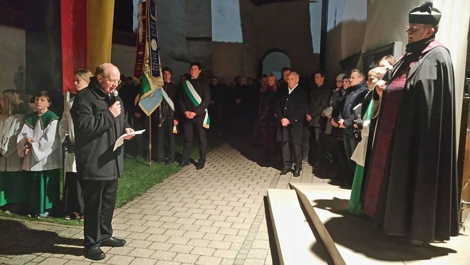 Ks. Artur Żuk, Dzień Żałoby Narodowej w Enkering