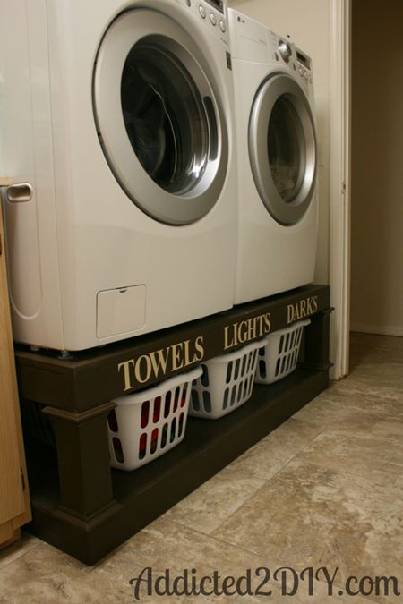 Laundry Pedestal Organizer