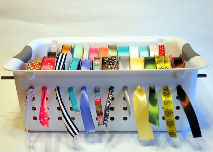 Crafting Ribbons Organizer