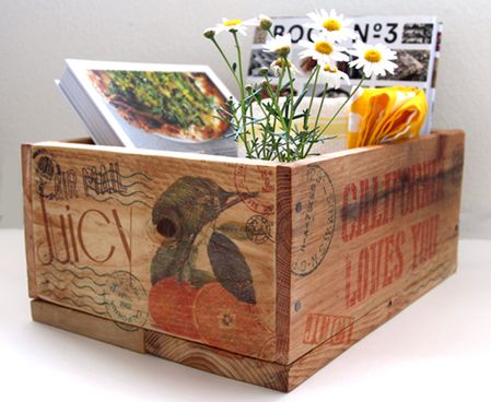 Pallet Wood Crates & Easy Image Transfer